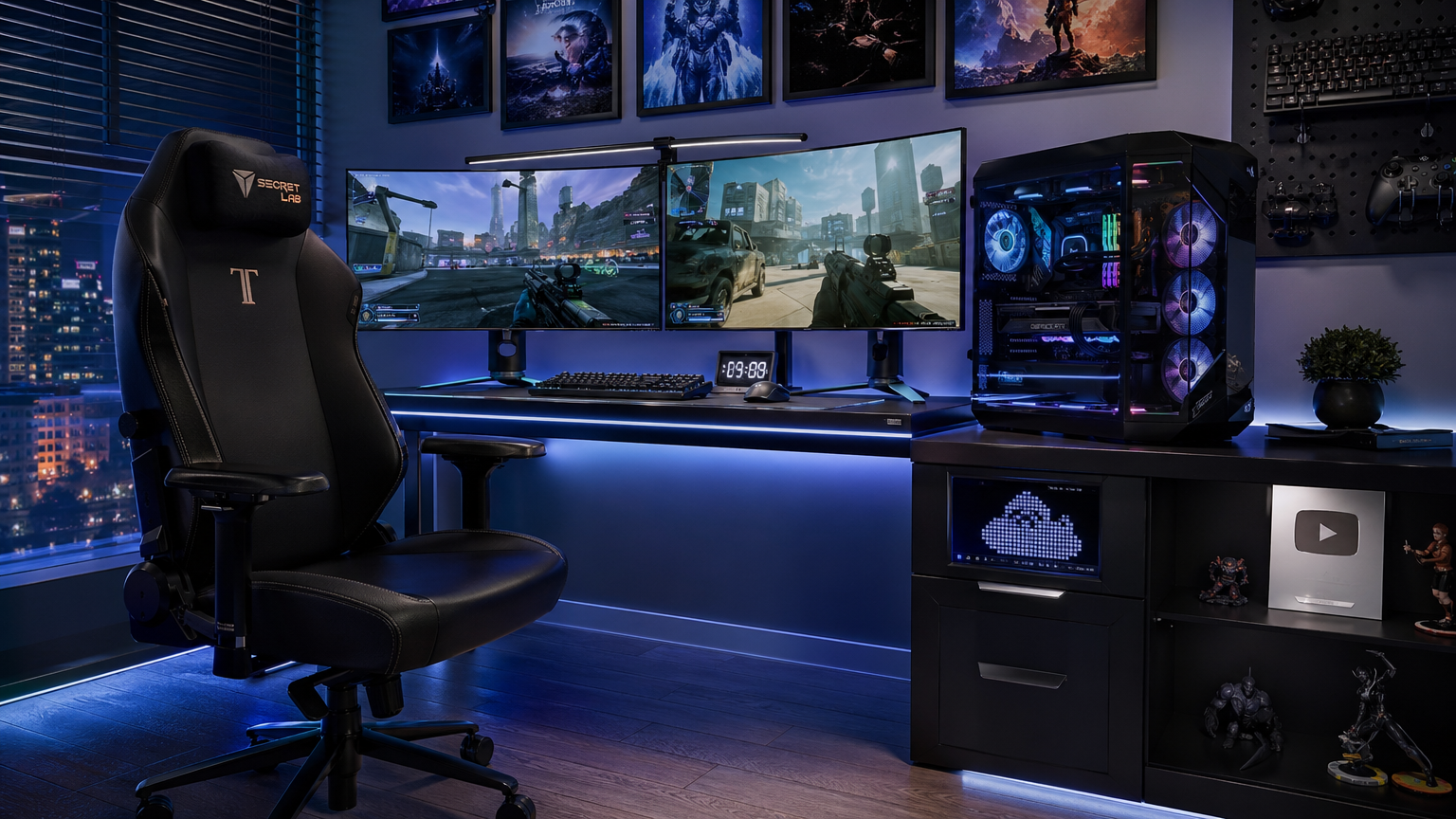 High-end gaming setup